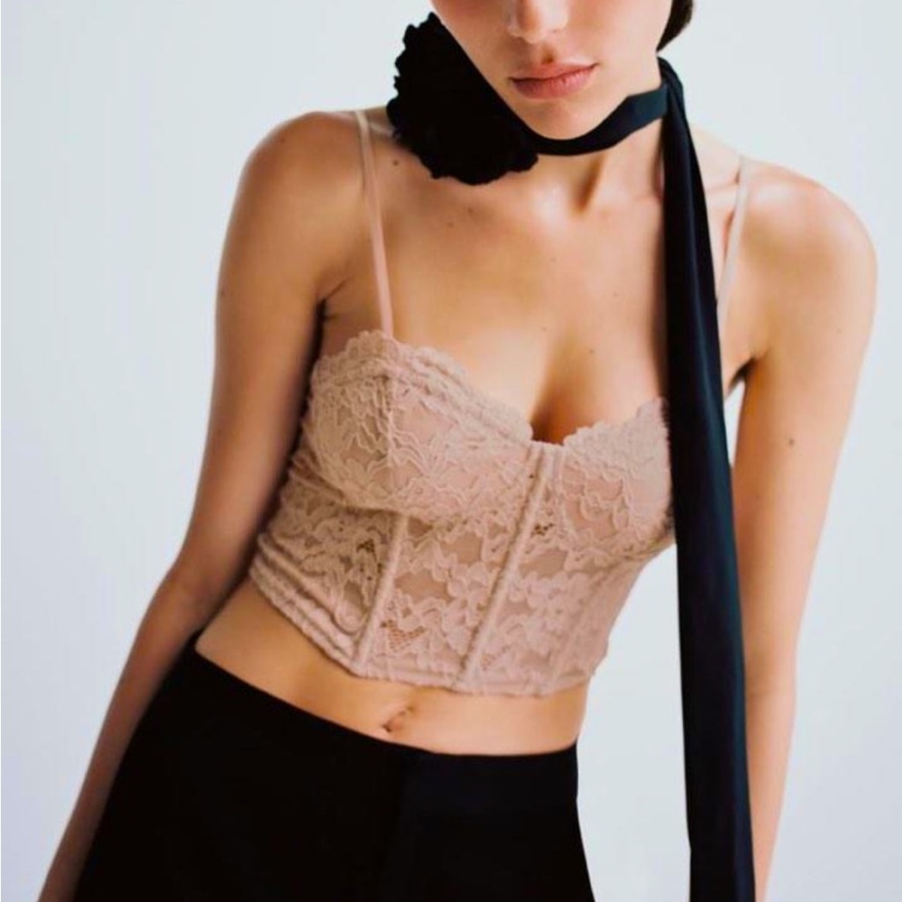 Zara corset top